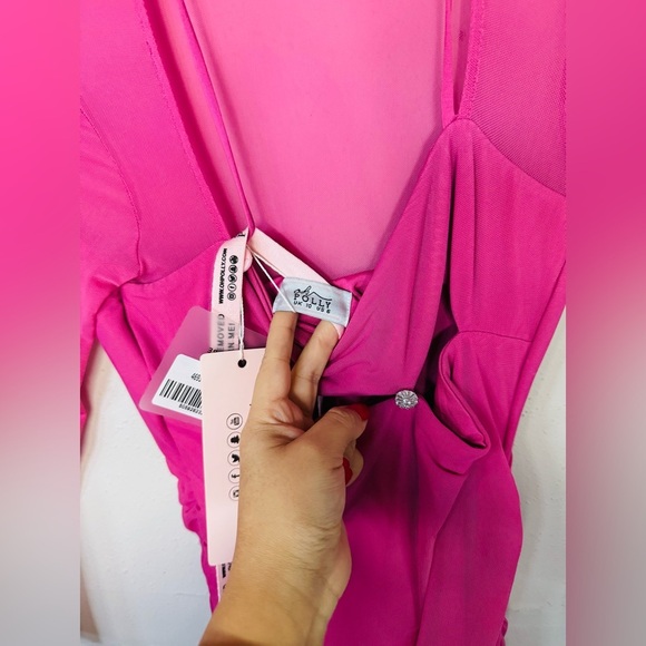 INFINITE LOVE
Cut Out Midi Dress in Pink - Picture 12 of 13